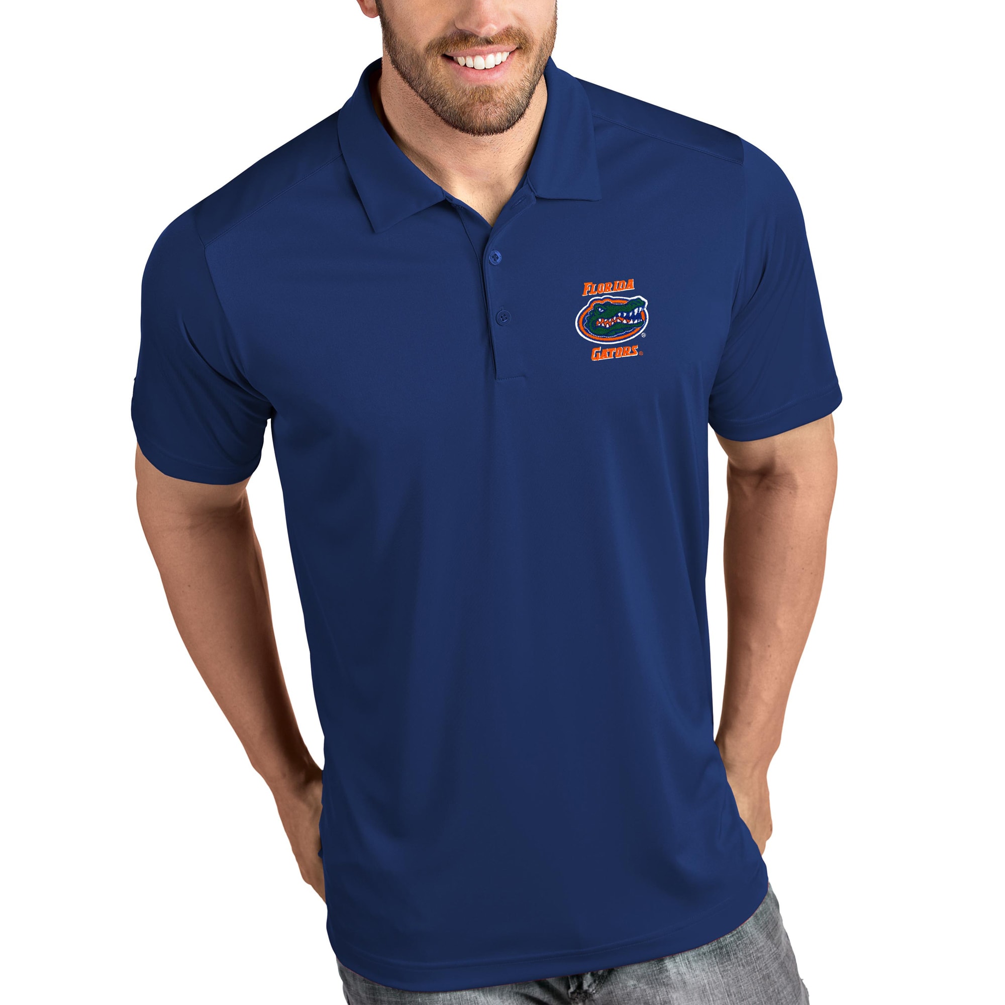 Florida Gators Antigua Tribute Polo - Royal